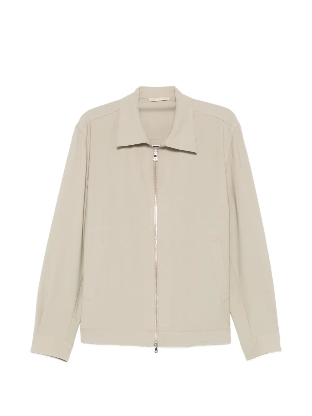 Briglia 1949 zip-up collared jacket - Toni neutri