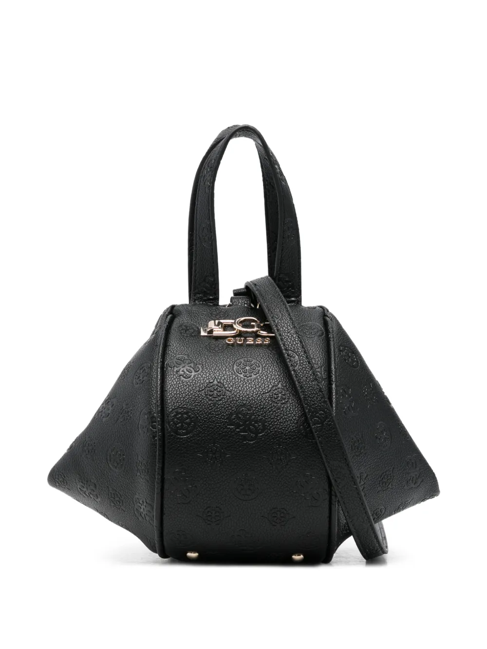 GUESS USA Borsa tote Anise mini goffrata - Nero
