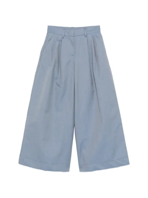 Simonetta belt-loop pleated trousers