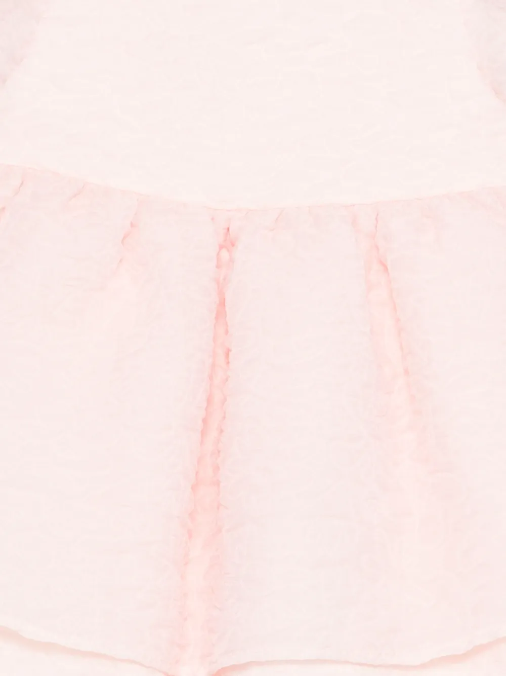  Simonetta Round-neck Layered Dress - Pink 