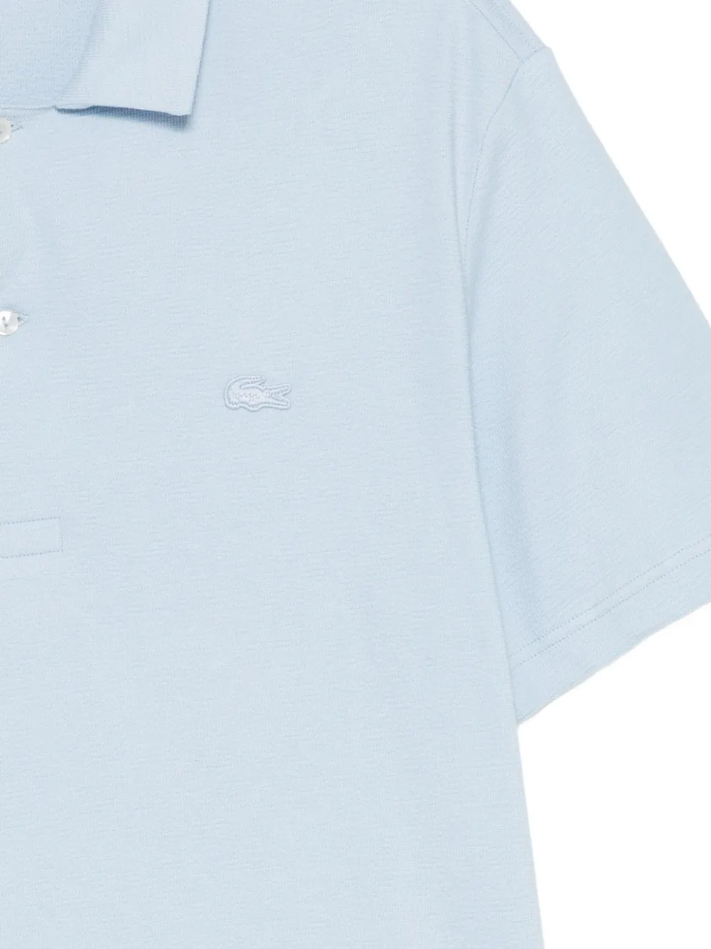 Lacoste Poloshirt met logopatch en korte mouwen Blauw