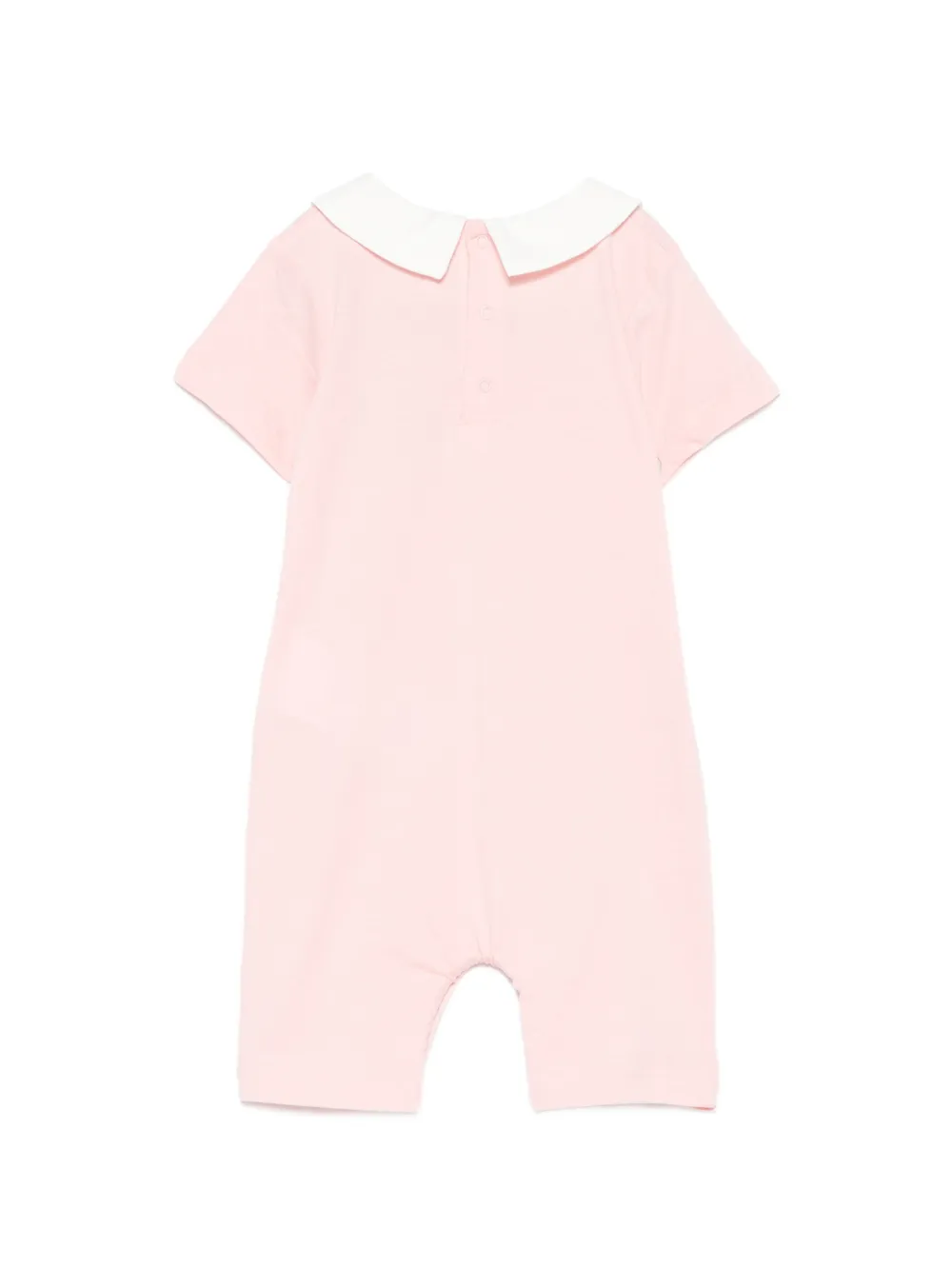 Moschino Kids Romper met grafische print Roze
