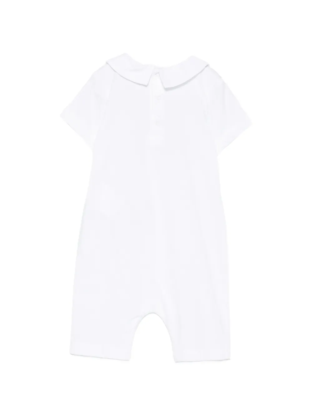Moschino Kids Romper met print Wit