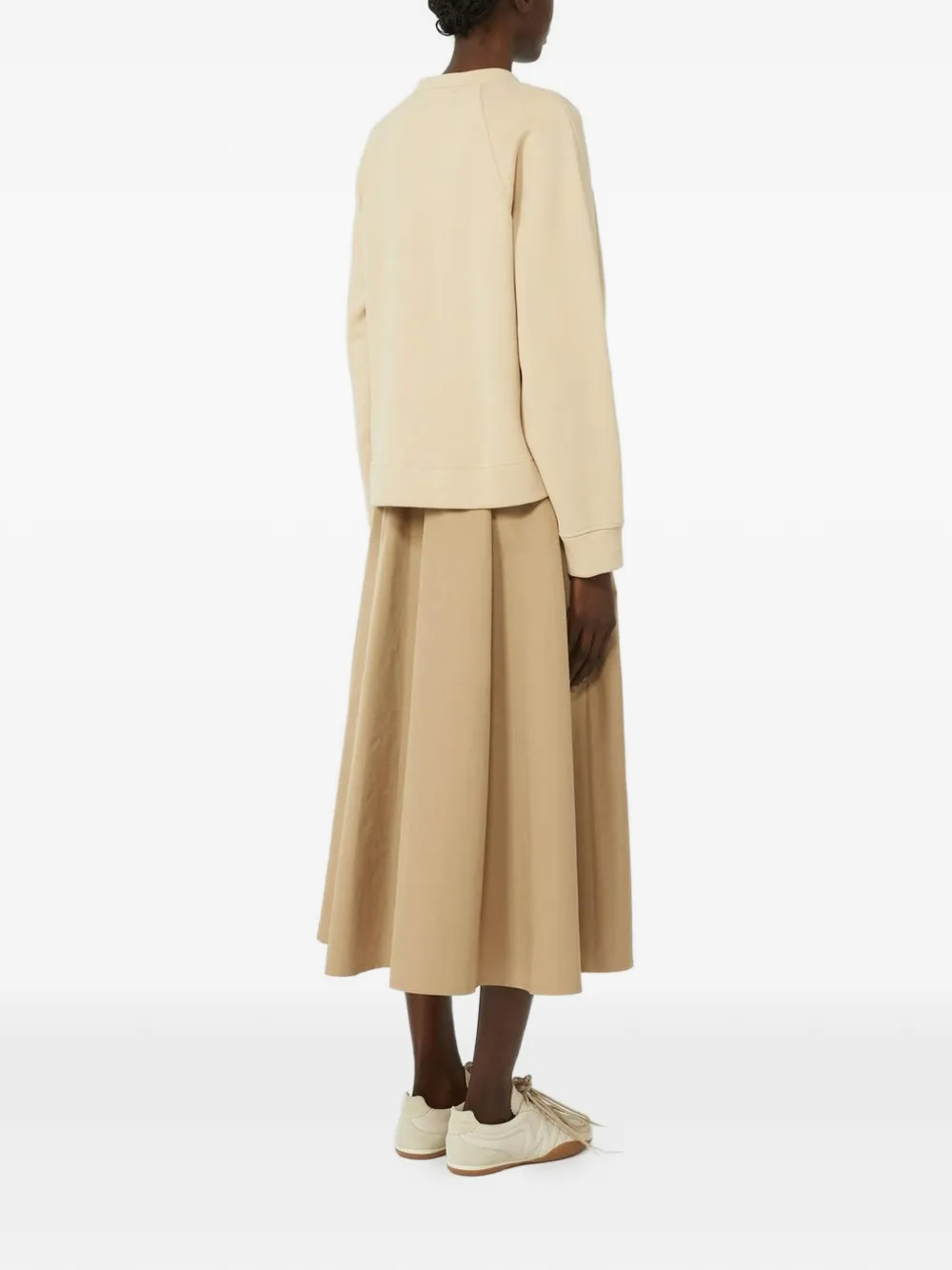  Weekend Max Mara A-line Midi Dress Set - Neutrals 