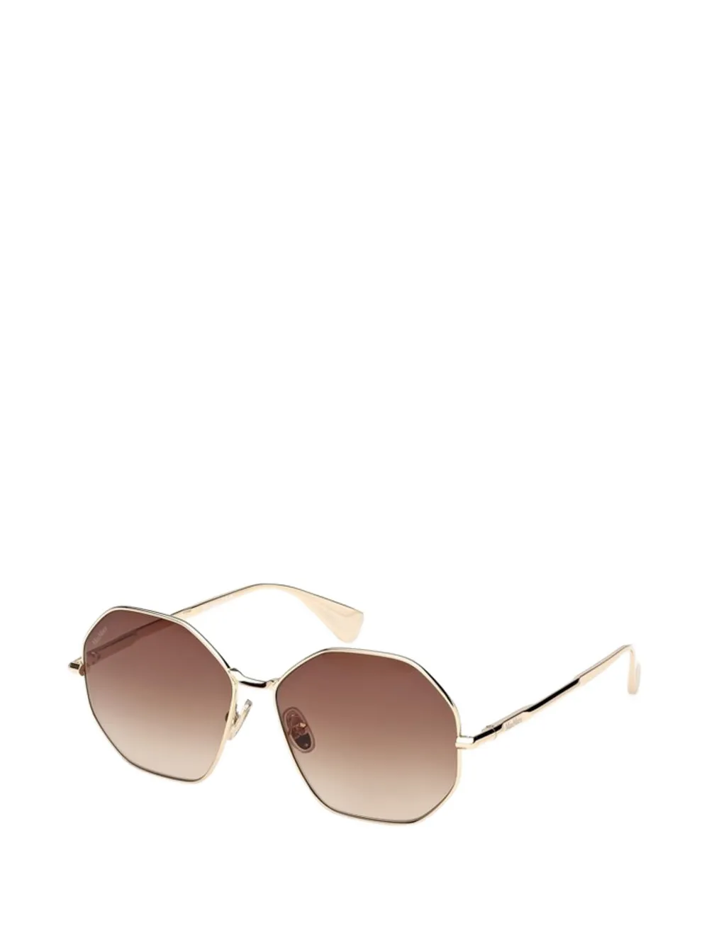 Max Mara Geometric-frame Sunglasses - Gold 