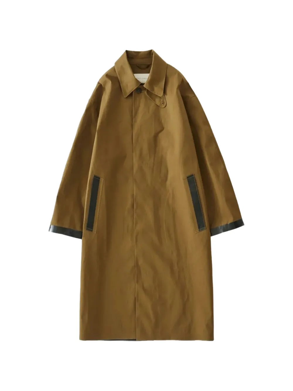 Studio Nicholson button-up cotton coat - Brown