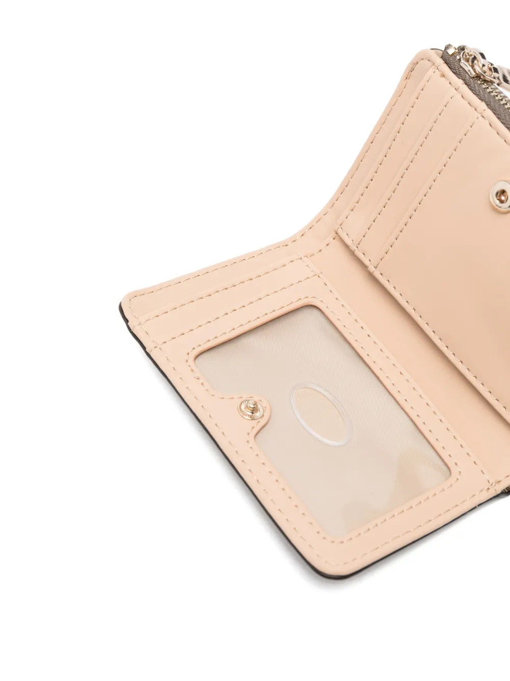  Guess Usa Monogram-pattern Wallet - Brown 