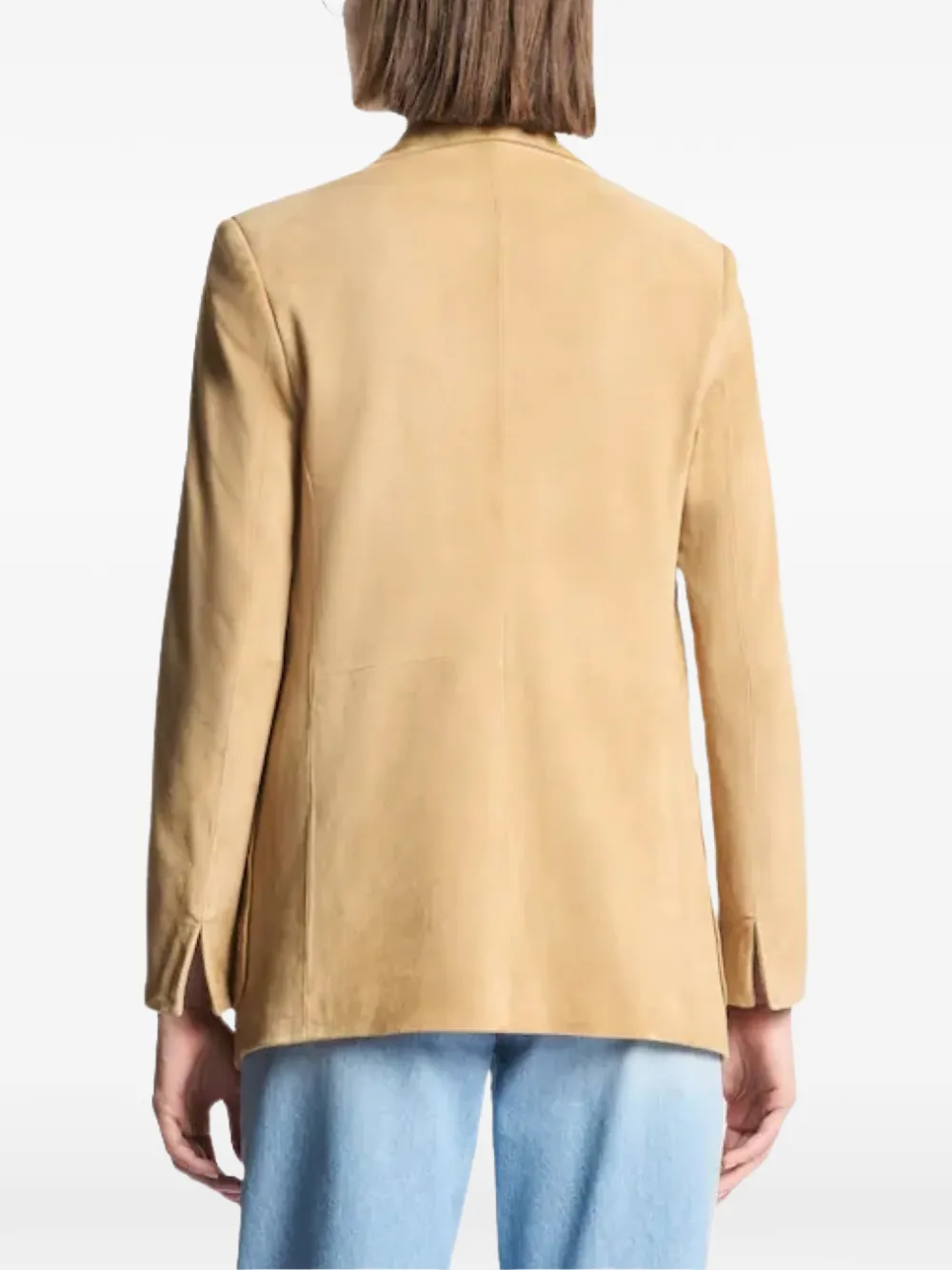 Pocket Leather Blazer