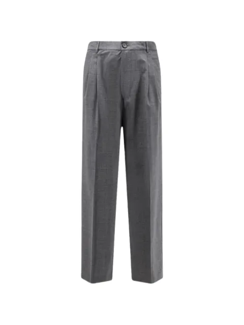 AMARÁNTO pleated straight-leg trousers