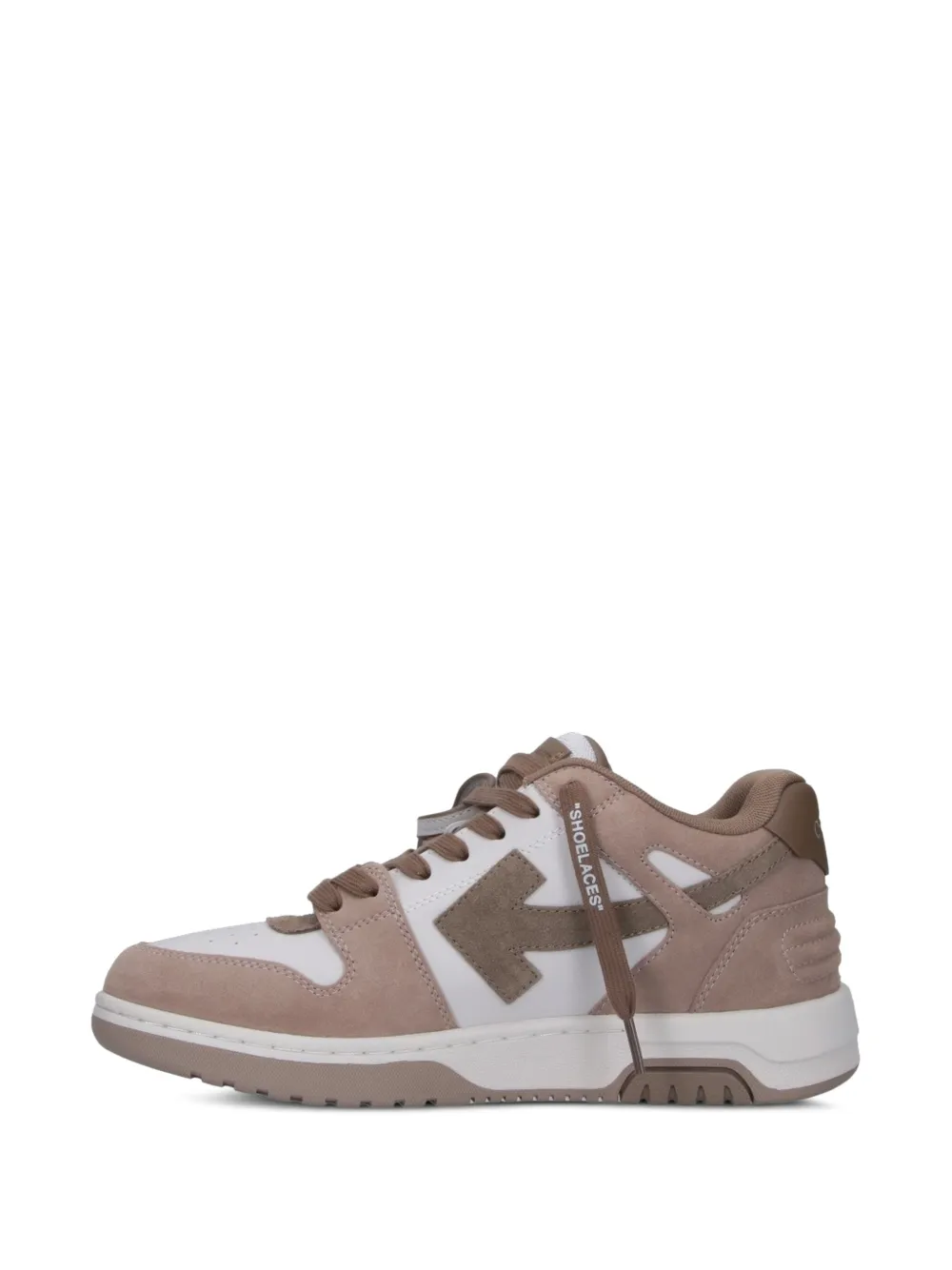 Off-White arrow appliqué sneakers Bruin