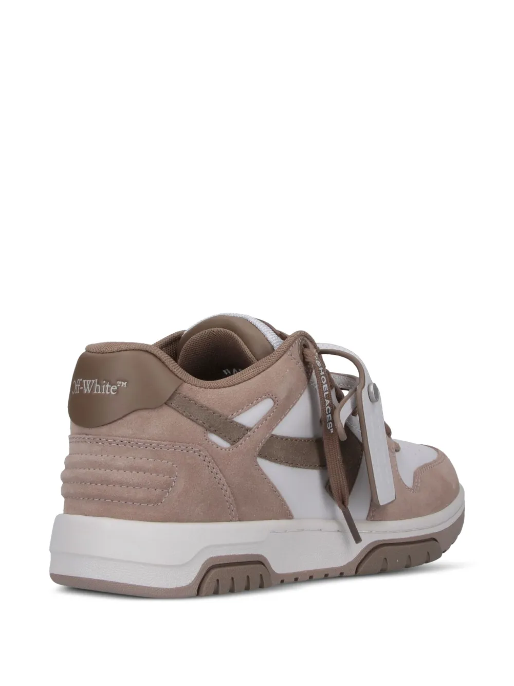 Off-White arrow appliqué sneakers Bruin