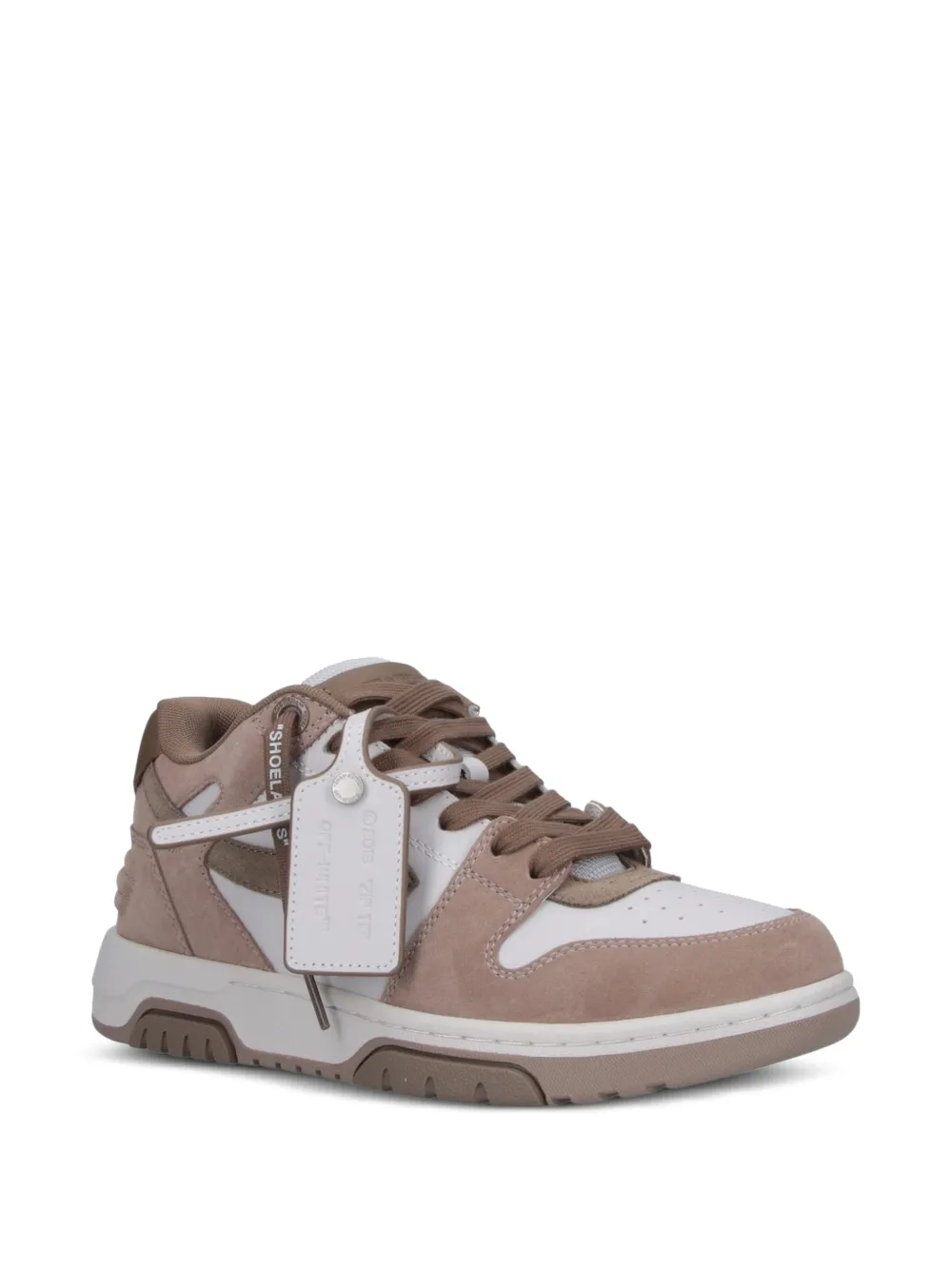 Off-White arrow appliqué sneakers Bruin