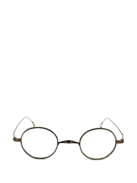 Yellows Plus Ike round-frame glasses