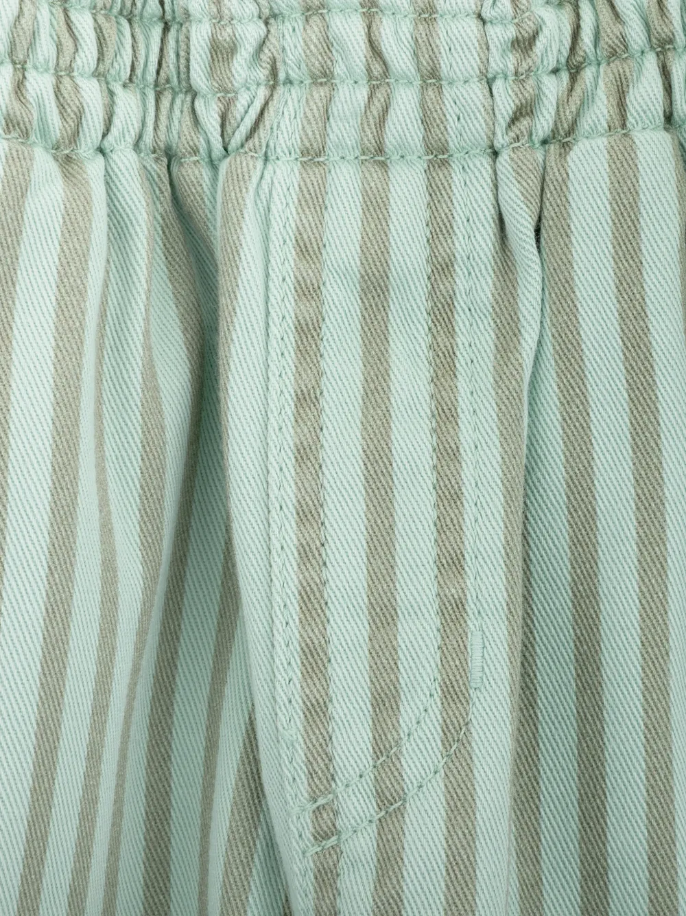  Knot Cairo Striped Twill Trousers - Green 