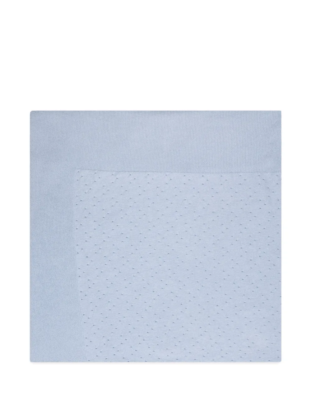 Knot Werner knitted blanket - Blu