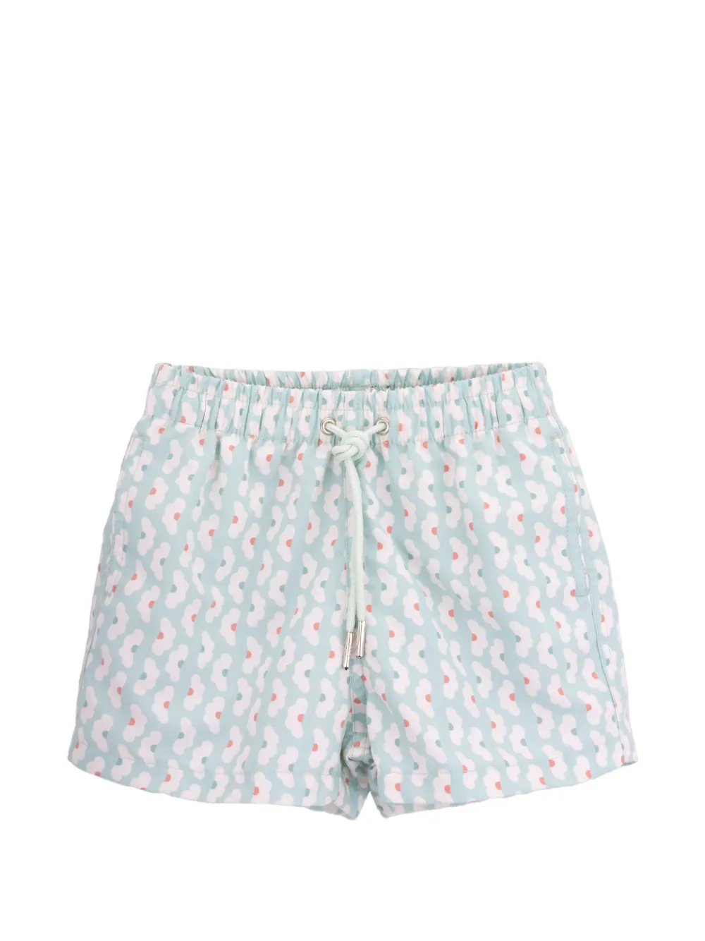 Knot Kids' Parker Floral-print Swim Shorts In Blue