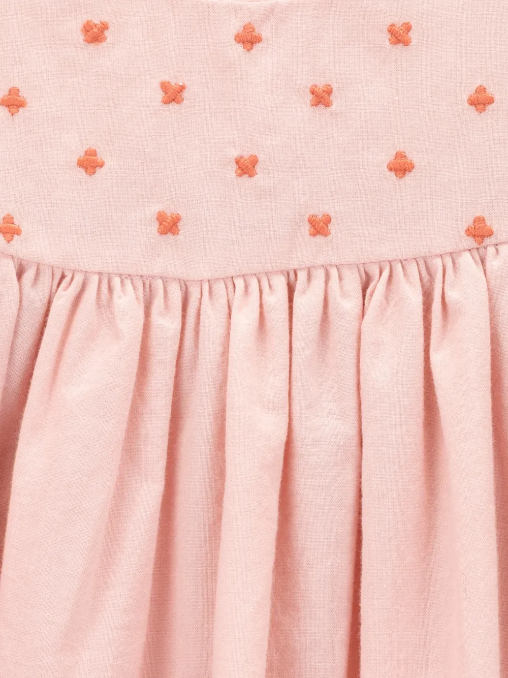 Knot Blossom jurk met ruches Roze