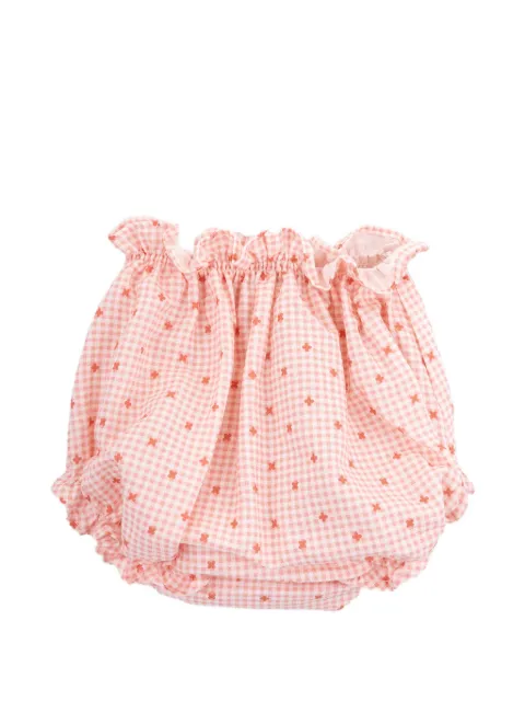 Knot Eleanor ruffled checked bloomers