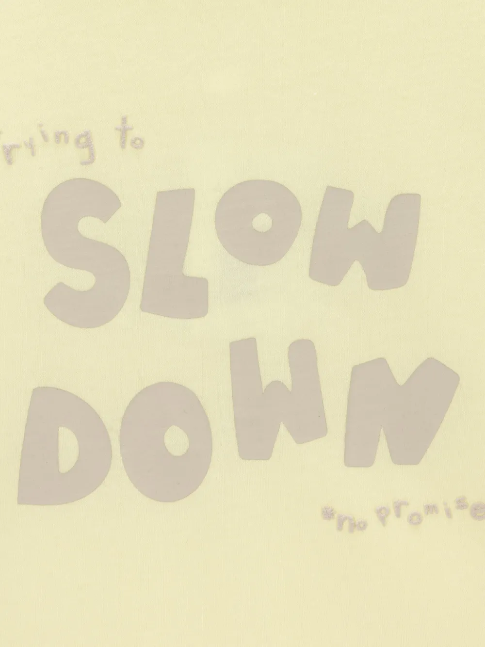  Knot Slow Down T-shirt - Yellow 