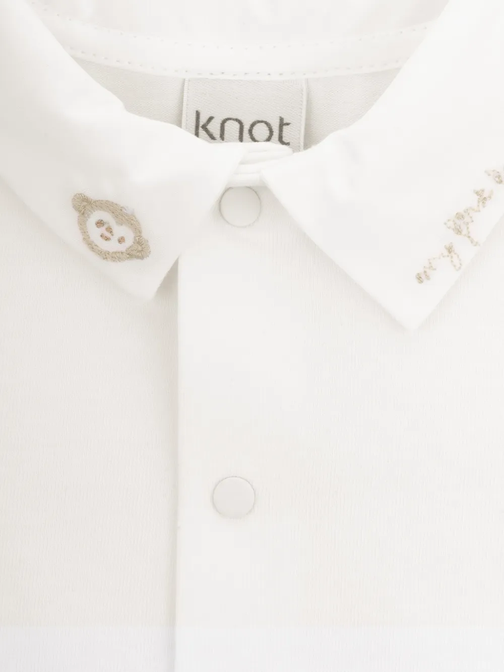 Knot Timothé romper Wit