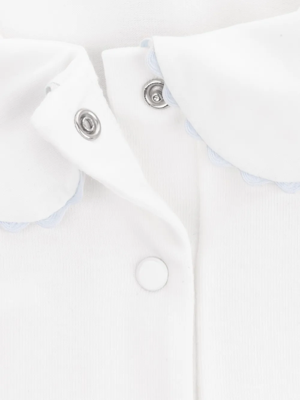 Knot Sprinkles romper met gewelfde kraag Wit