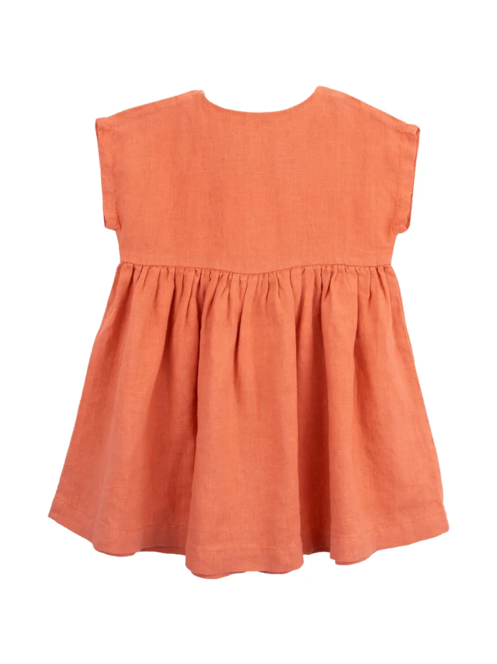 Knot Riah button-up jurk Oranje