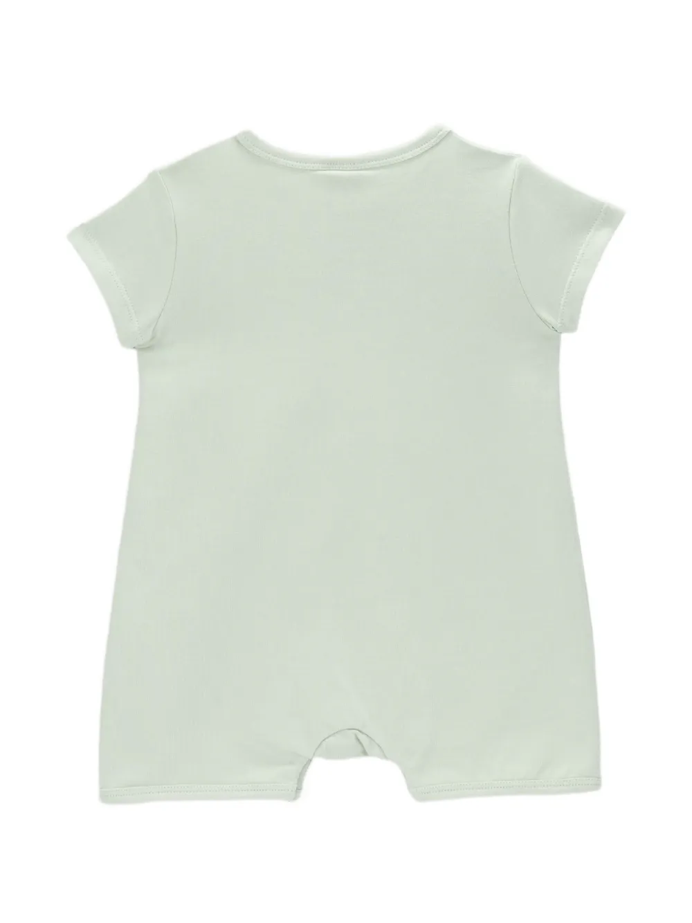 Knot Jumpsuit met col van biologisch katoen Groen