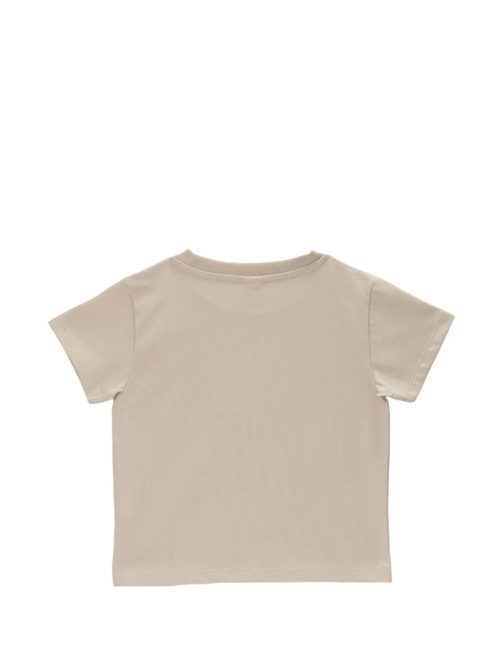 Knot T-shirt met ronde hals Bruin
