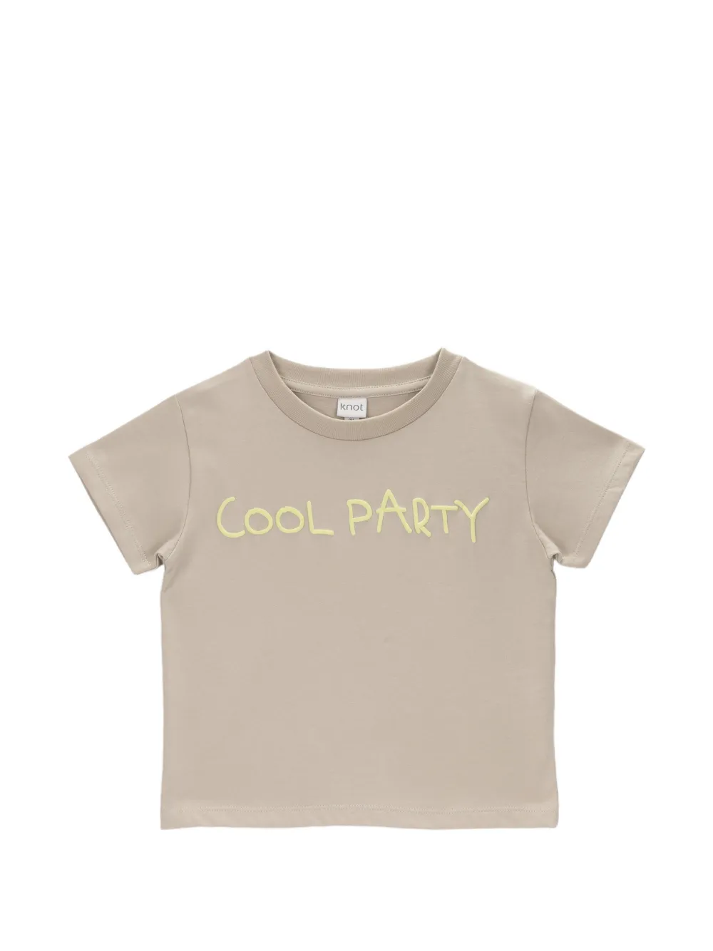 Knot T-shirt girocollo - Marrone
