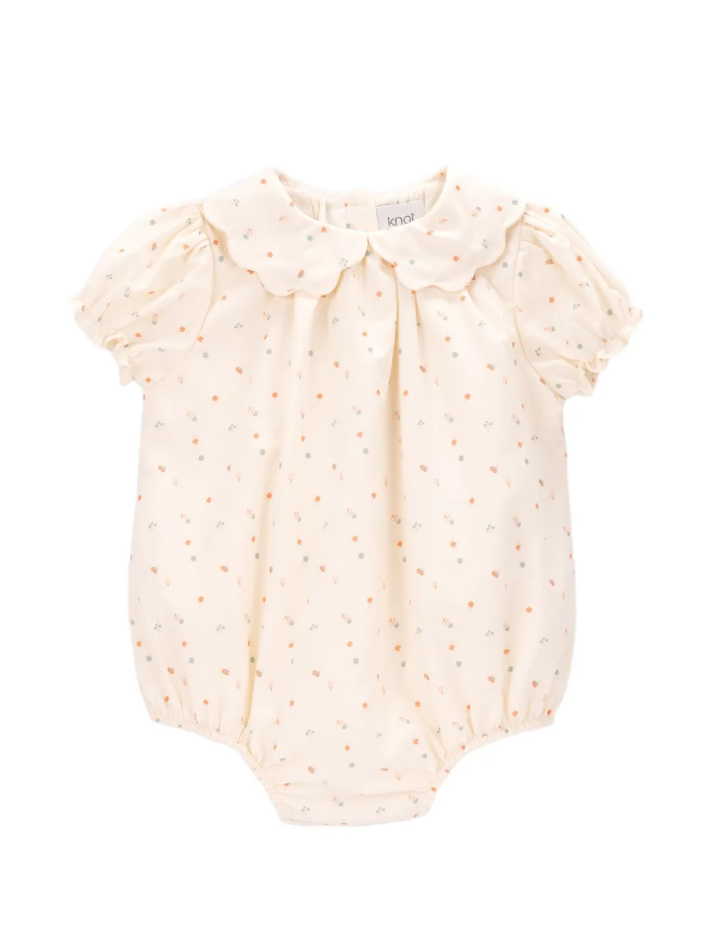 Knot Body Mary con orlo a smerlo - Toni neutri