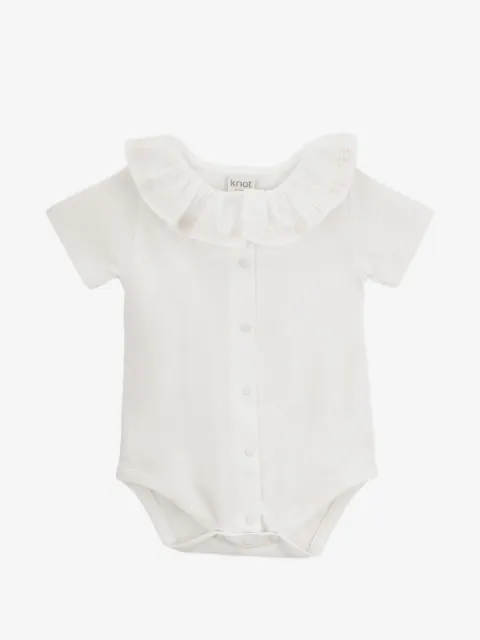 Knot Penny Pop ruffled bodysuit