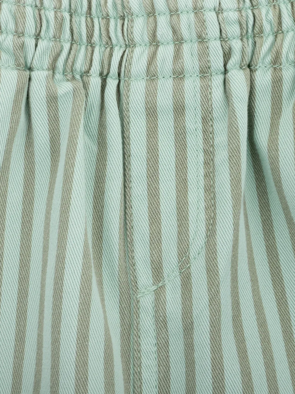  Knot Tito Striped Shorts - Green 