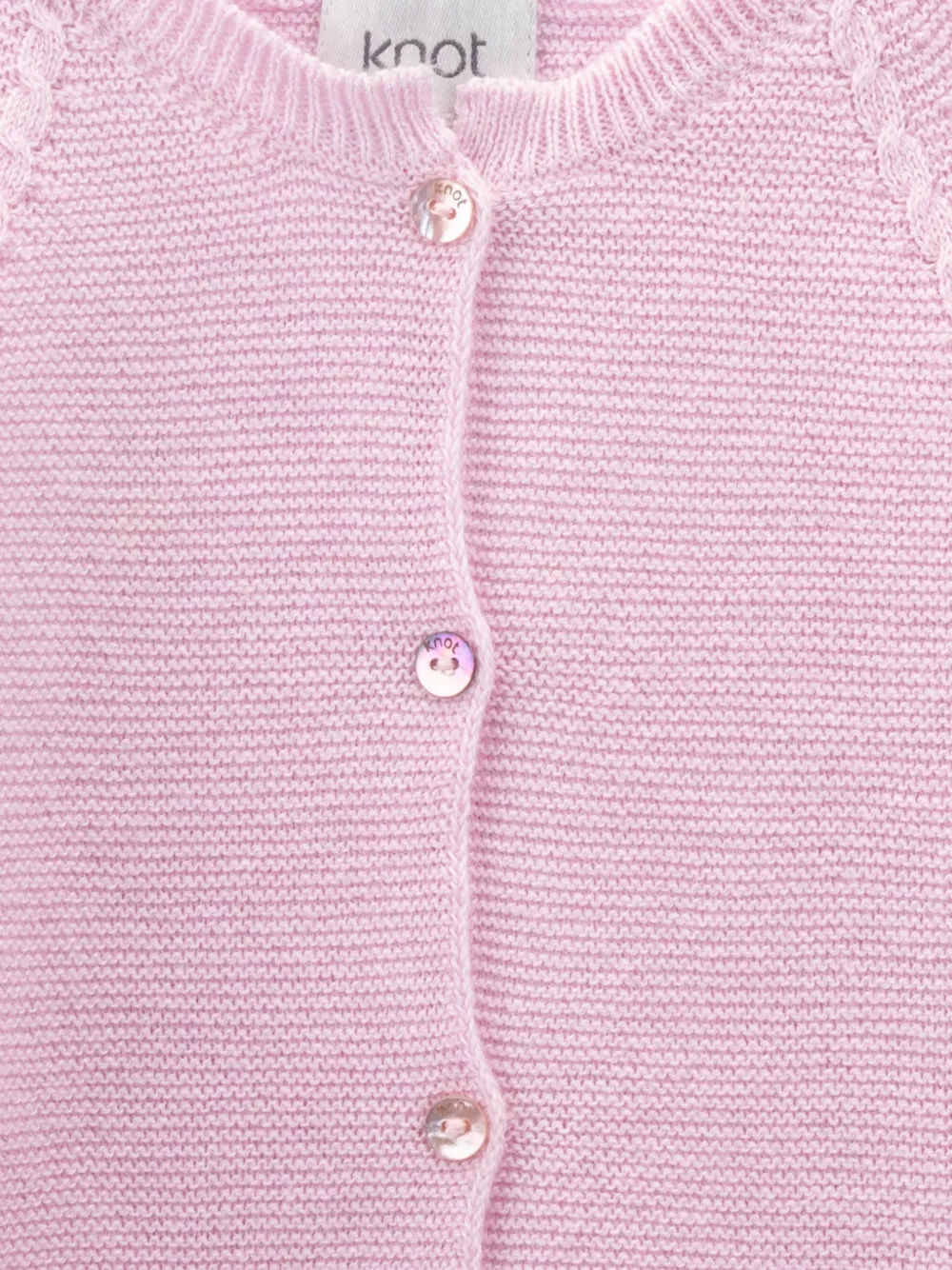 Knot Lou vest met knopen Roze