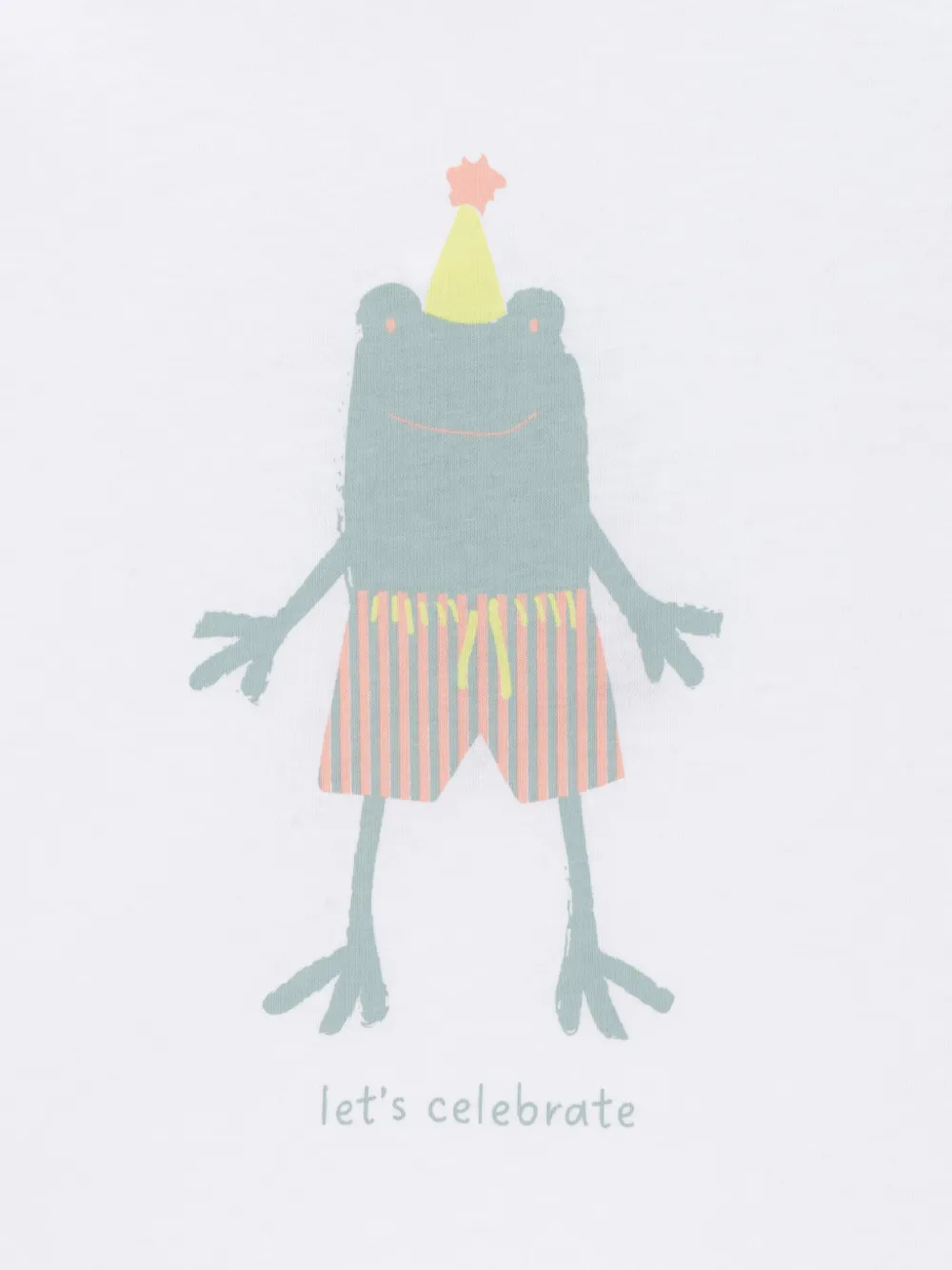 Knot T-shirt met grafische print Wit
