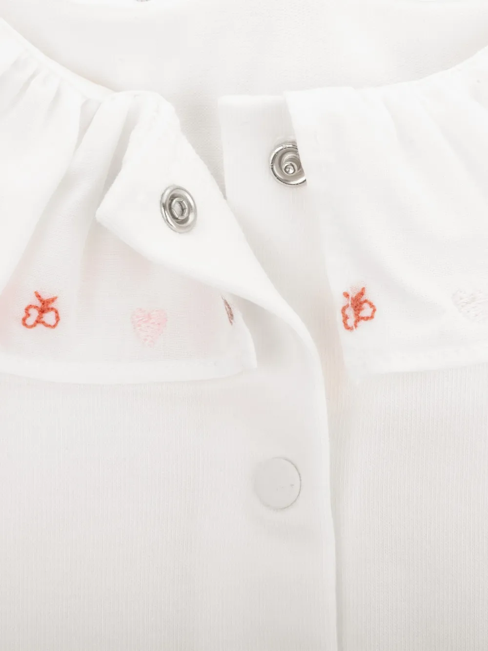 Knot Lenora romper met ruches Wit