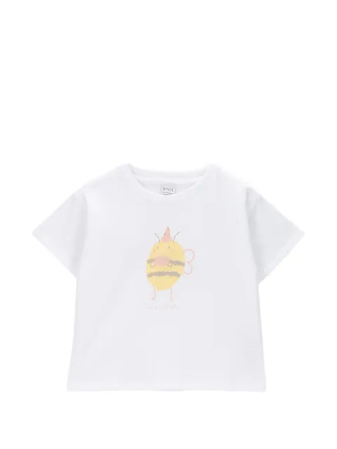 Knot t-shirt � imprim� abeille