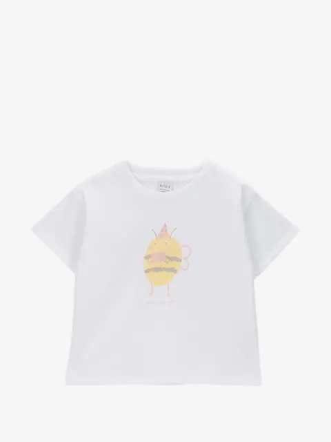 Knot bee graphic-print T-shirt