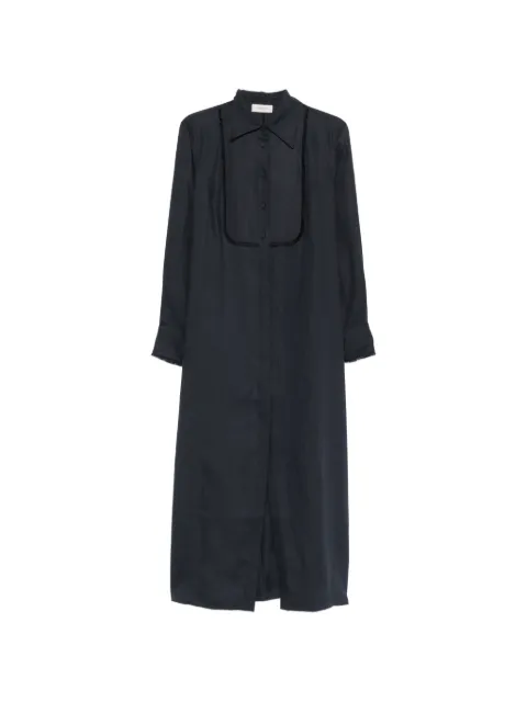 Agnona ribbon trim shirt dress