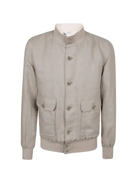 Barba flap-pocket jacket