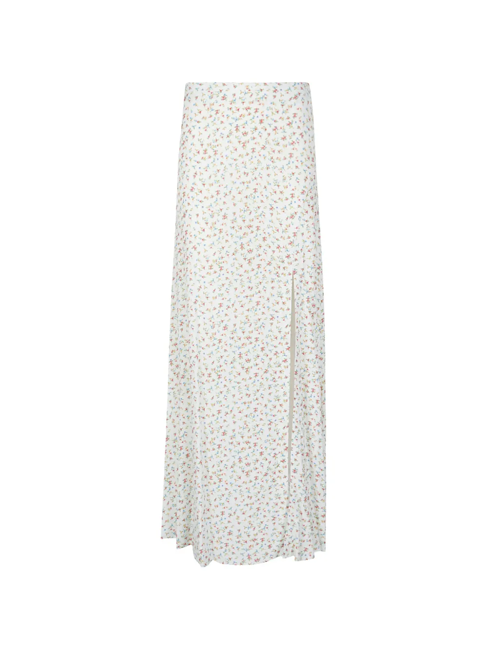 MAR DE MARGARITAS floral-pattern split skirt - Bianco