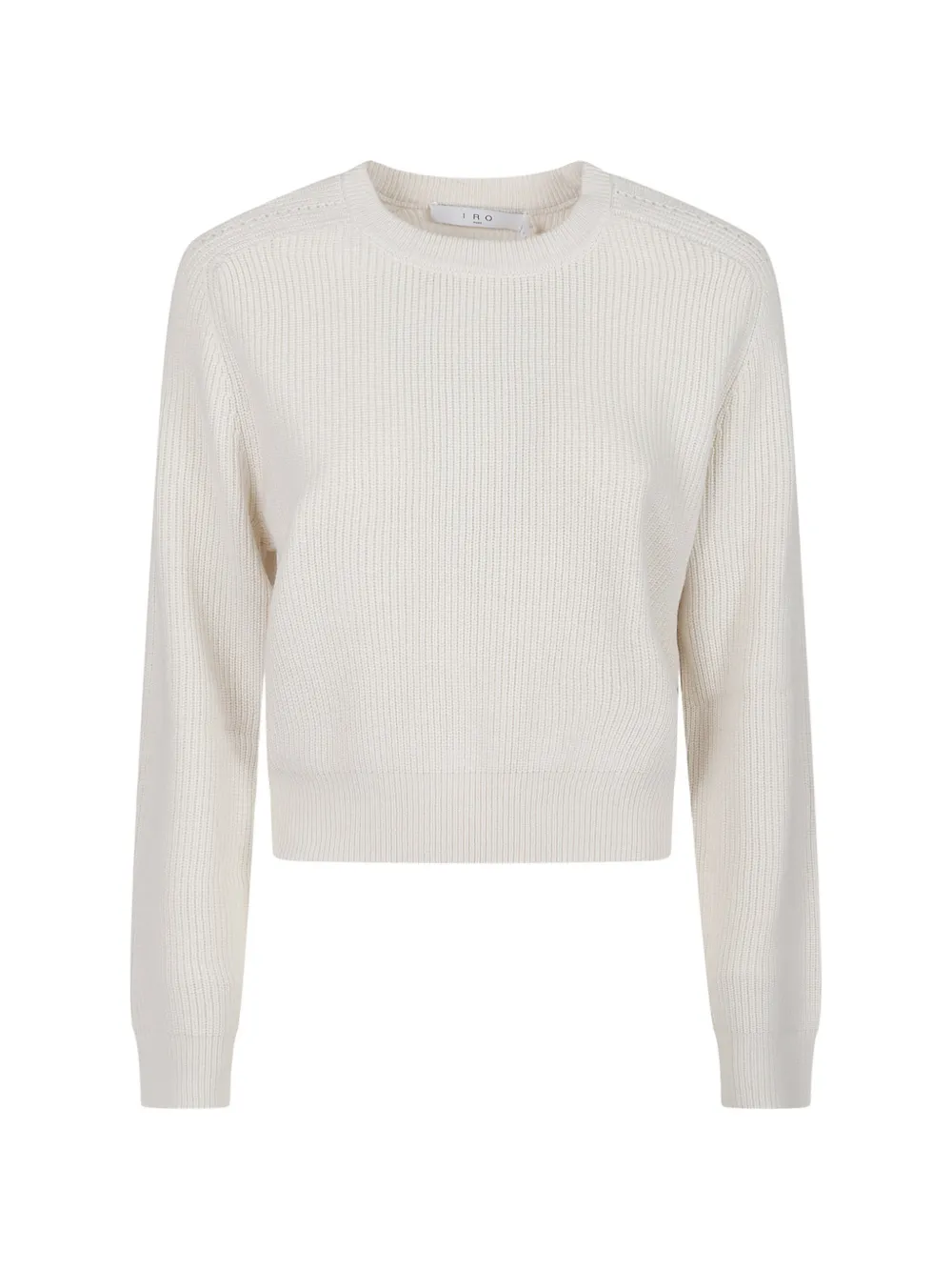 Iro Ribbed Crew-neck Sweater In Neutral