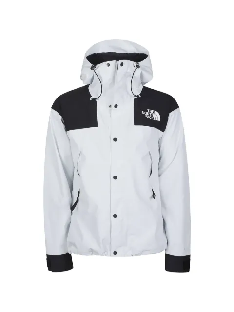 The North Face hooded colour-block jacket