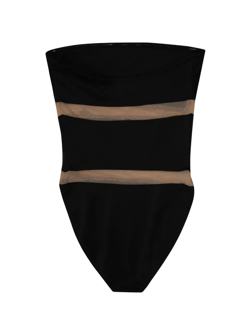 Norma Kamali mesh swimsuit - Nero