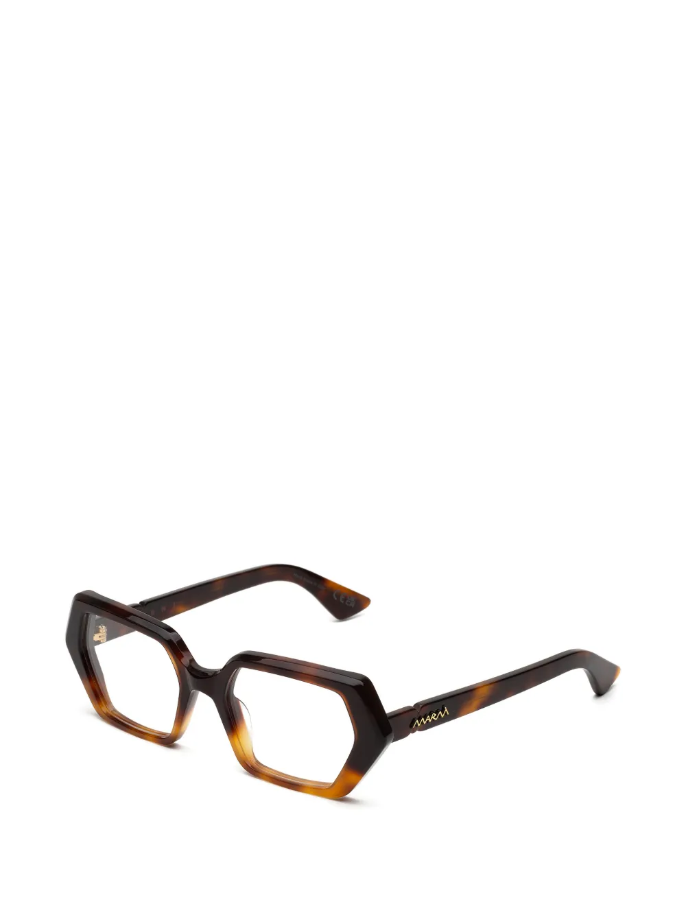 Marni Eyewear x Retrosuperfuture Zunari bril met geometrisch montuur Bruin