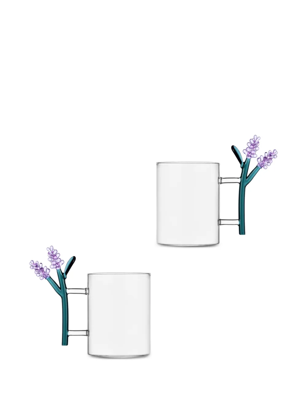 Ichendorf Milano botanica flower mug set (set of two) - Bianco