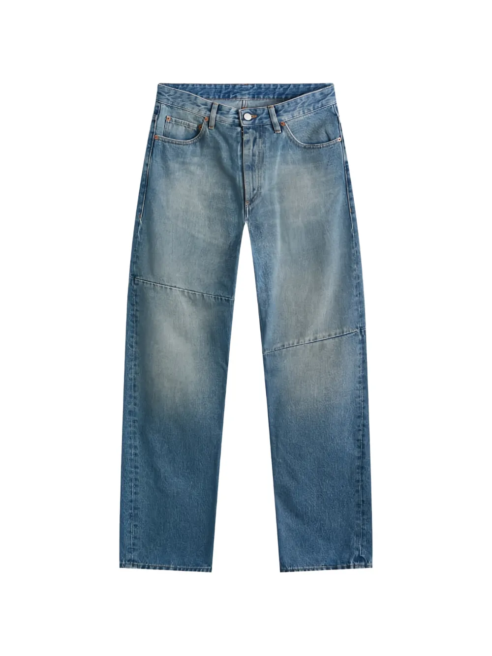 MM6 Maison Margiela panelled denim jeans - Blu