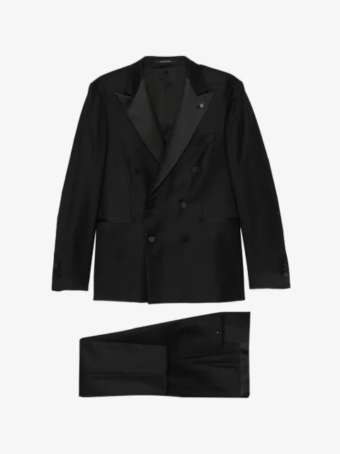 Tagliatore double-breasted peak-lapel suit