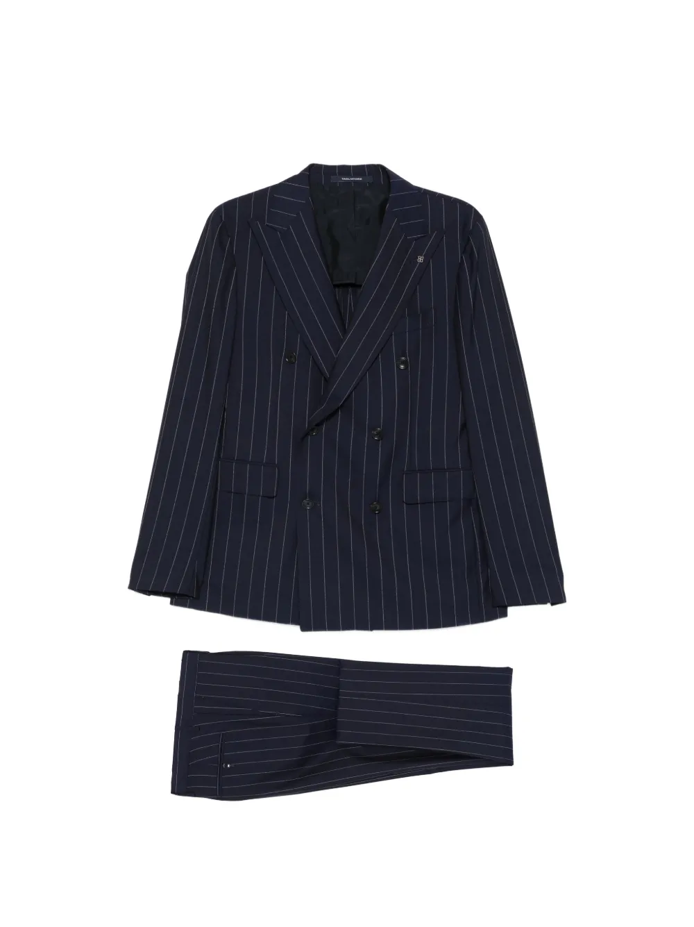Tagliatore pinstripe double-breasted suit - Blu