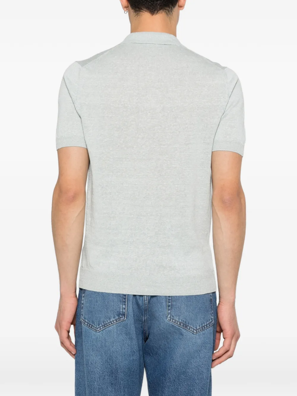 Tagliatore Keith T-shirt met V-hals Groen