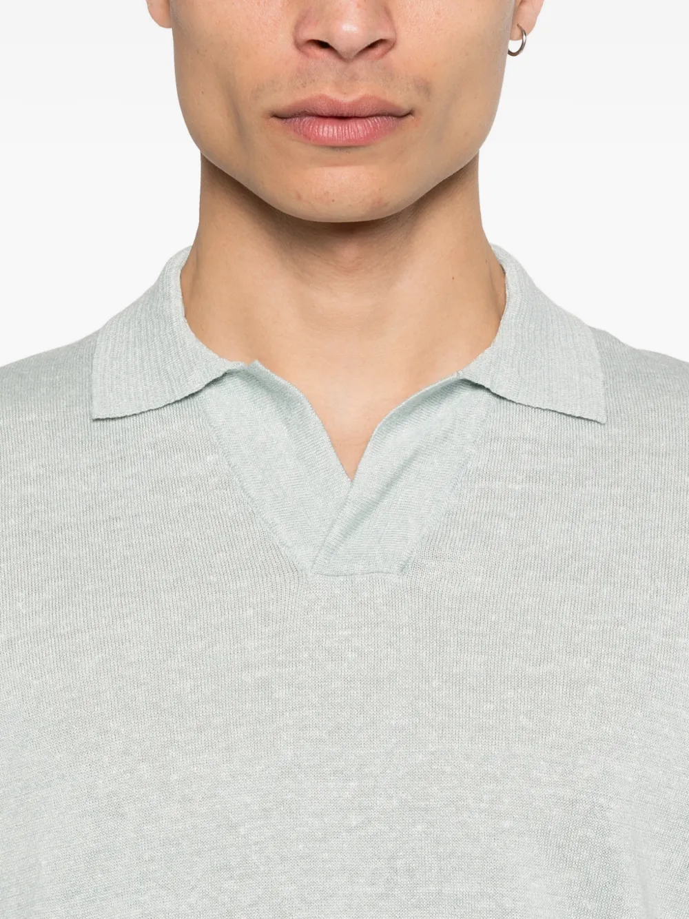Tagliatore Keith T-shirt met V-hals Groen